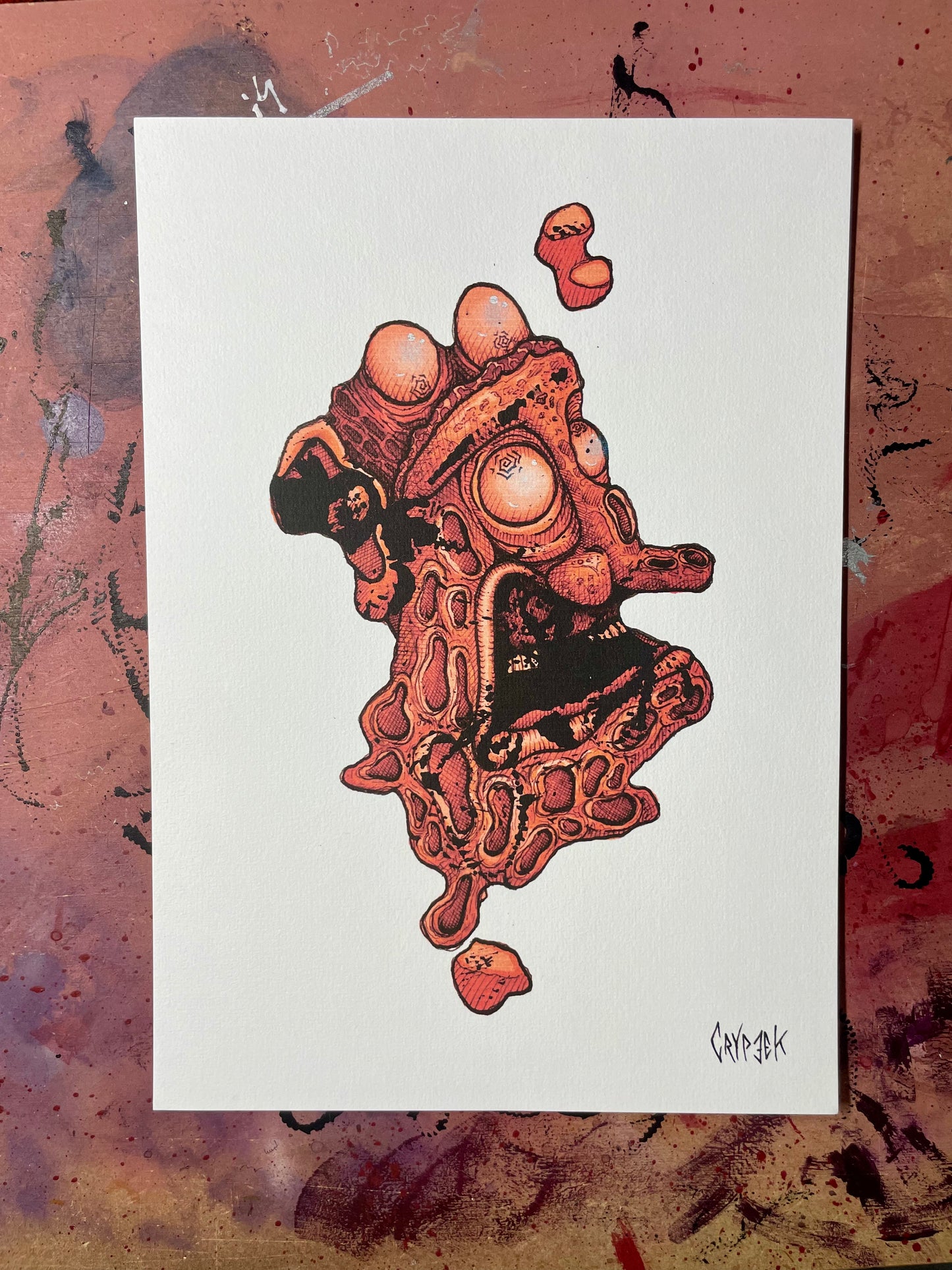 TÂCHE ORANGE - Print